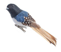 Feather Flocked Chickadee Clip-On Ornament -