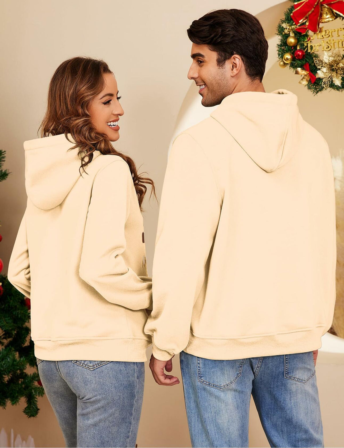 YXLUOKY Green Ugly Christmas Sweatshirt Women L Fleece Hoodie Pullover