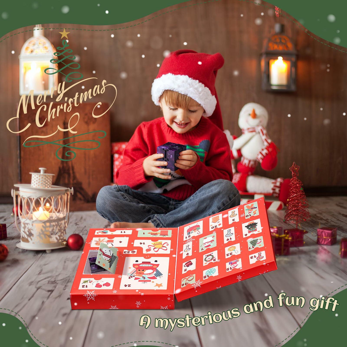 Christmas Advent Calendar 2025 24 Days Countdown Collectible Surprises Set
