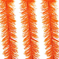 Matte Orange Tinsel Garland
