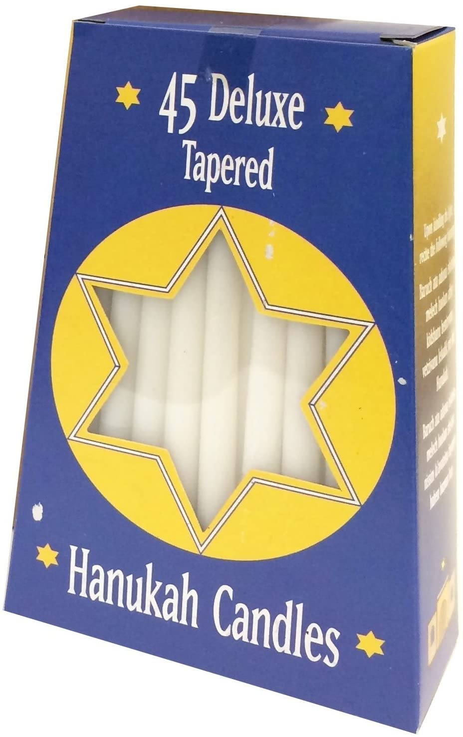 Hanukah Candles White