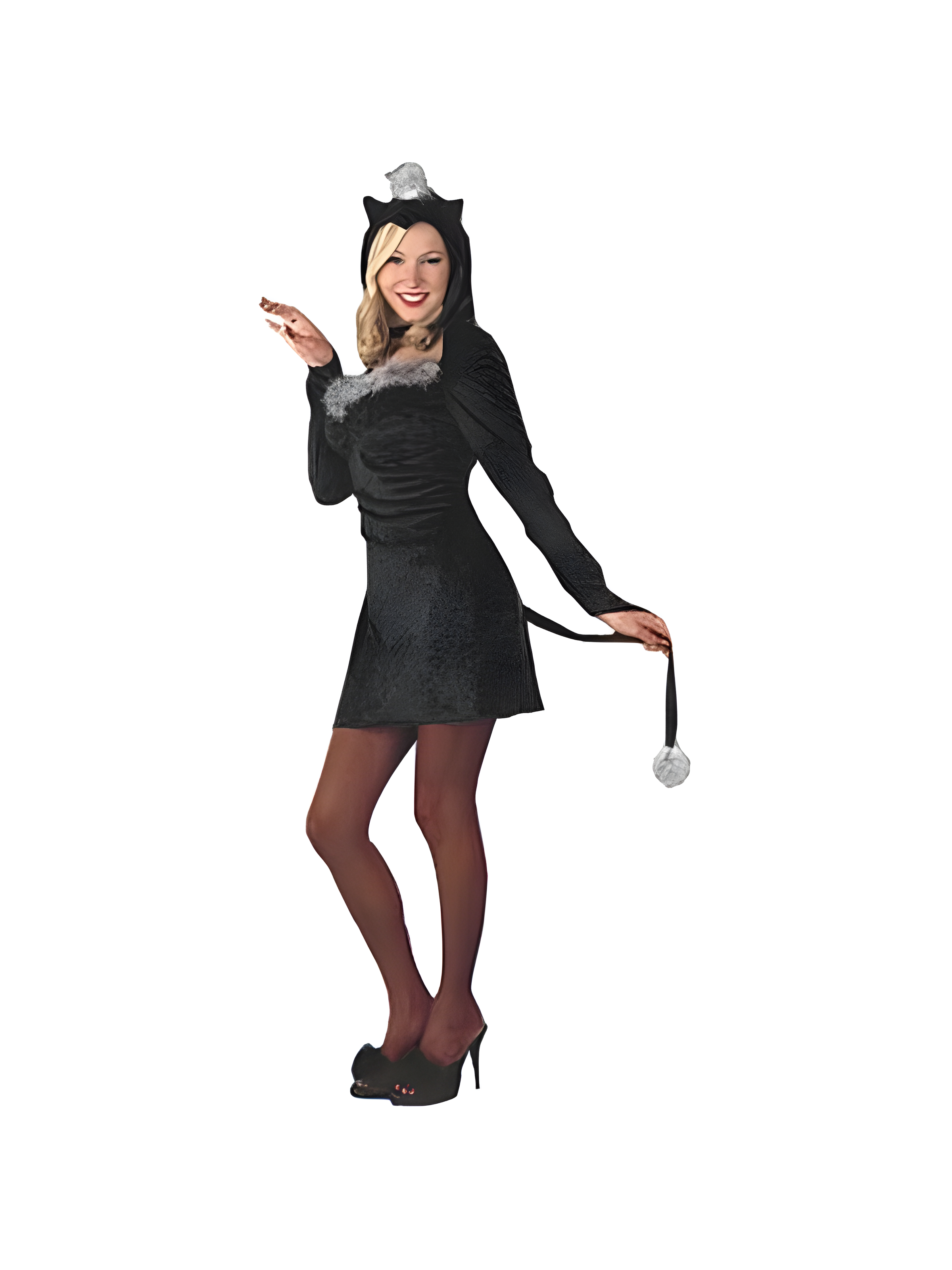 Adult Black Cat Dress Costume