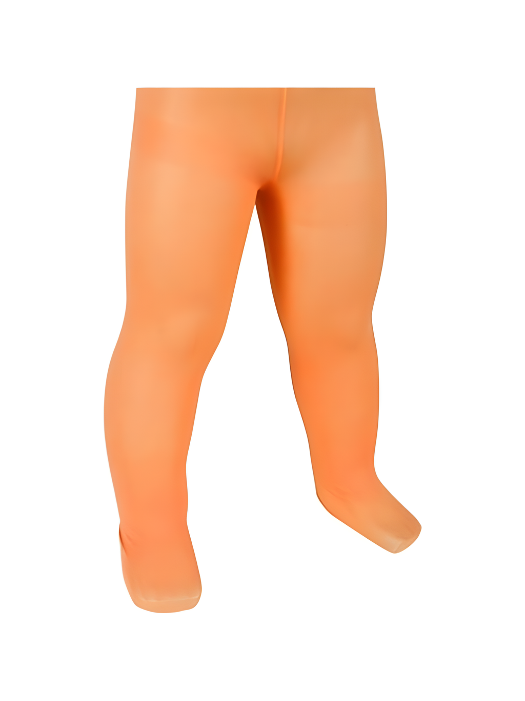 Childs Solid Orange Tights