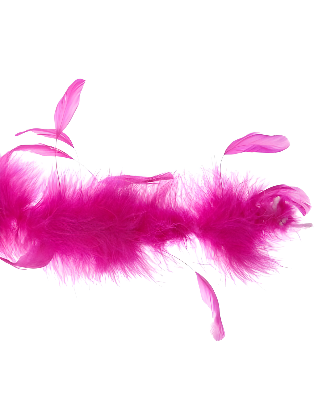 Fuscia Marabou Solid Boa