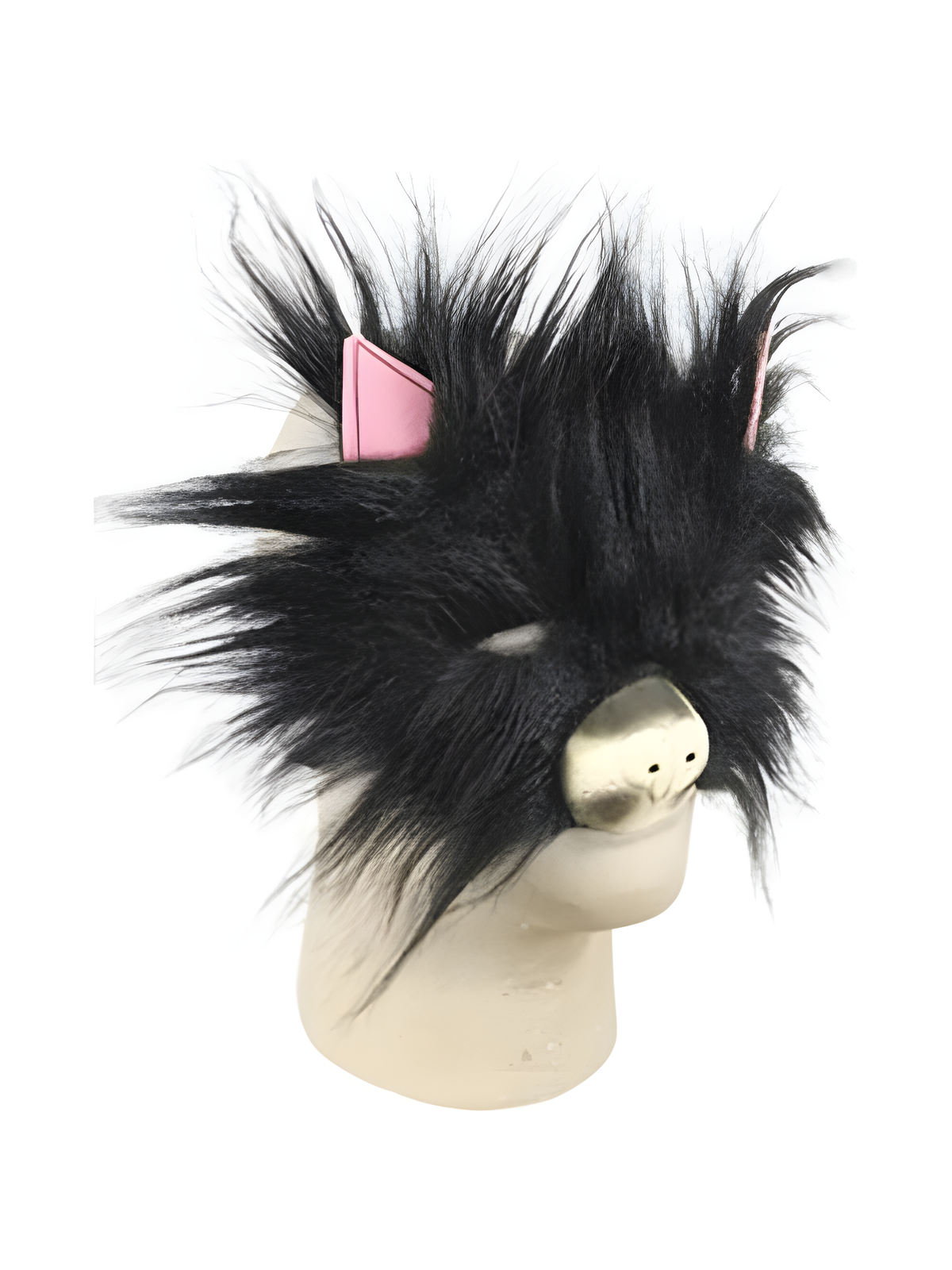 Plush Cat Costume Face Mask