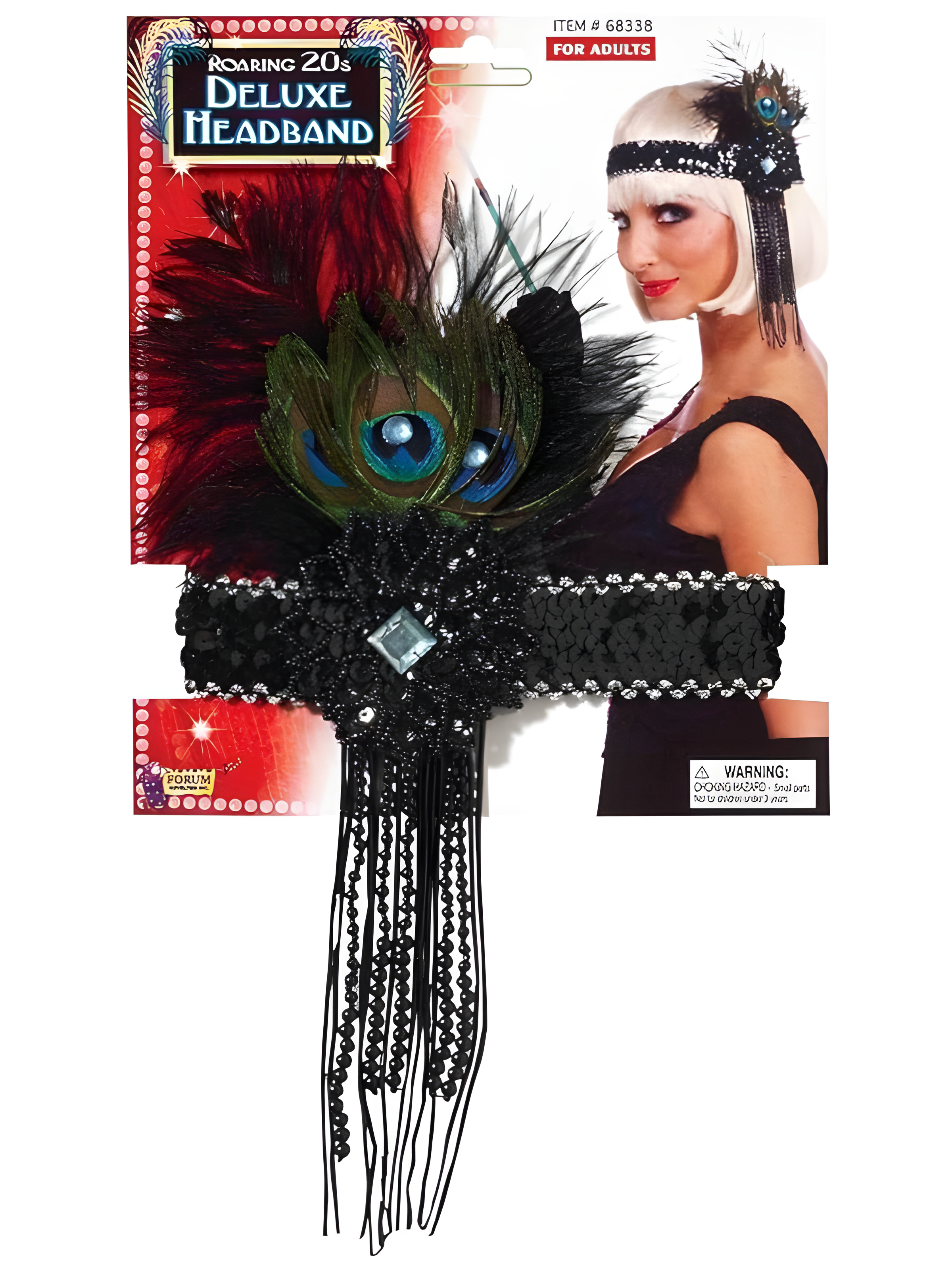 Peacock Flapper Headband