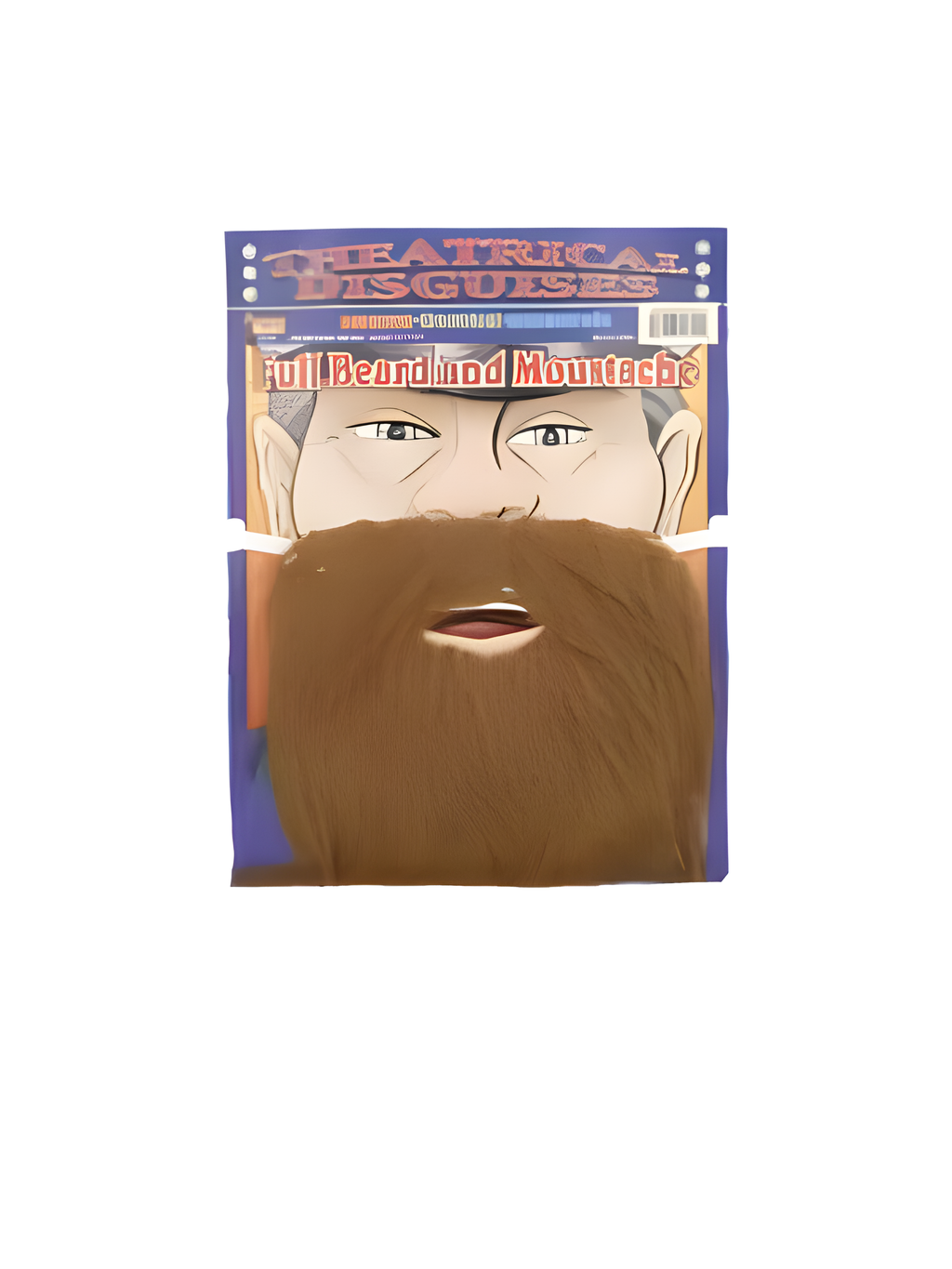 Adult Brown Costume Pirate Beard