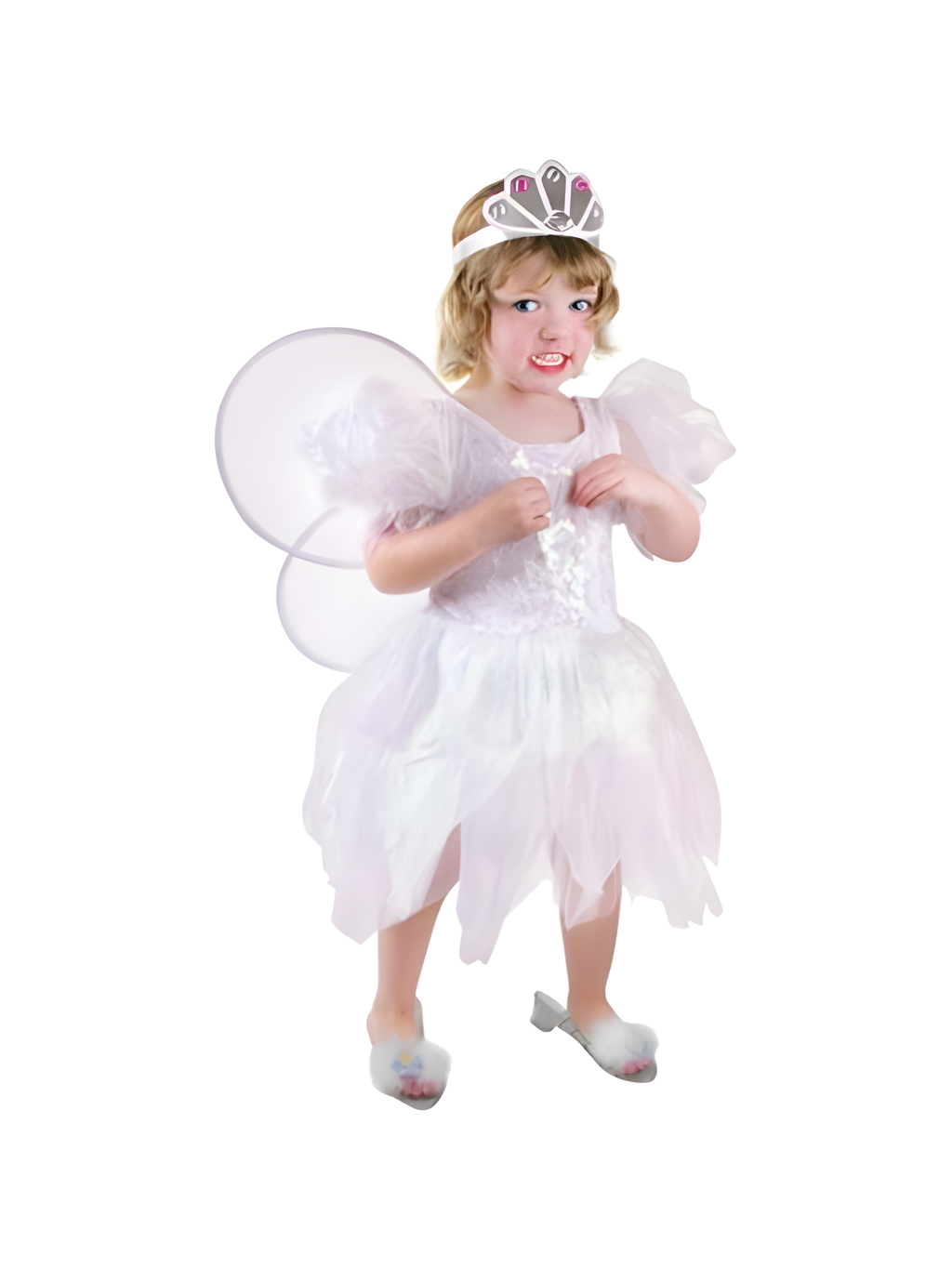 Toddler White Petal Fairy Costume