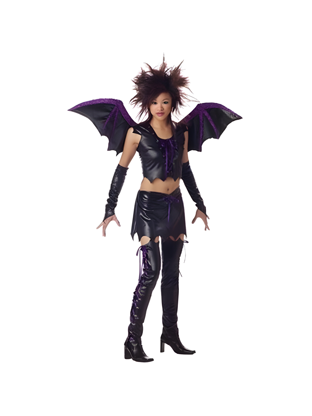 Women's Sexy Vixen Bat Halloween Costume (Junior Sizes)