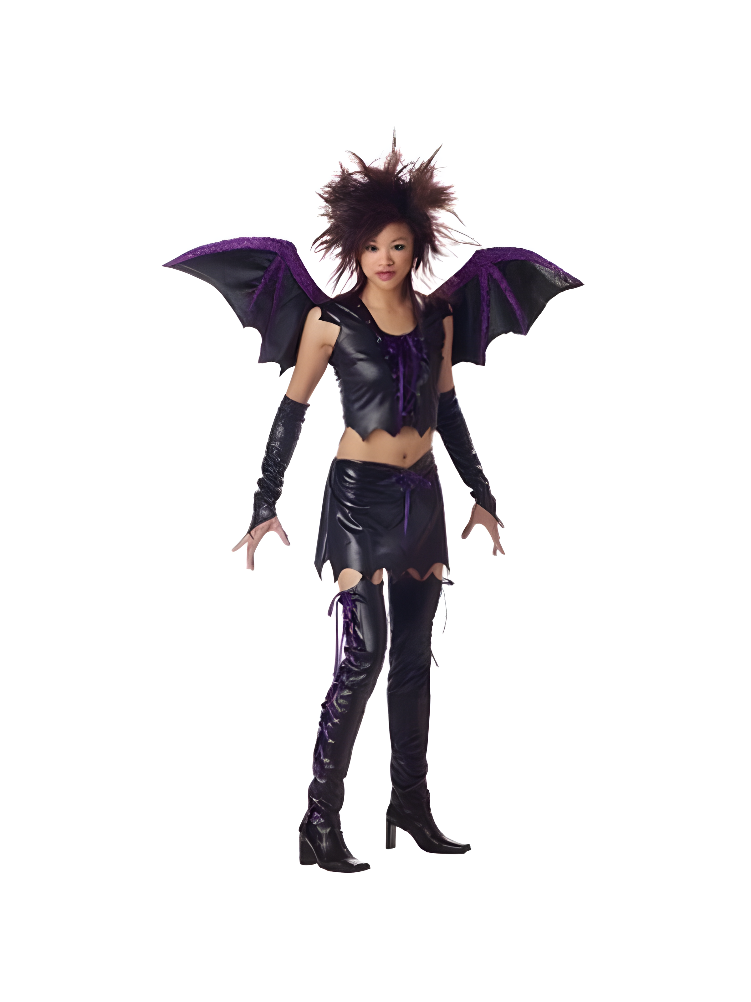 Women's Sexy Vixen Bat Halloween Costume (Junior Sizes)