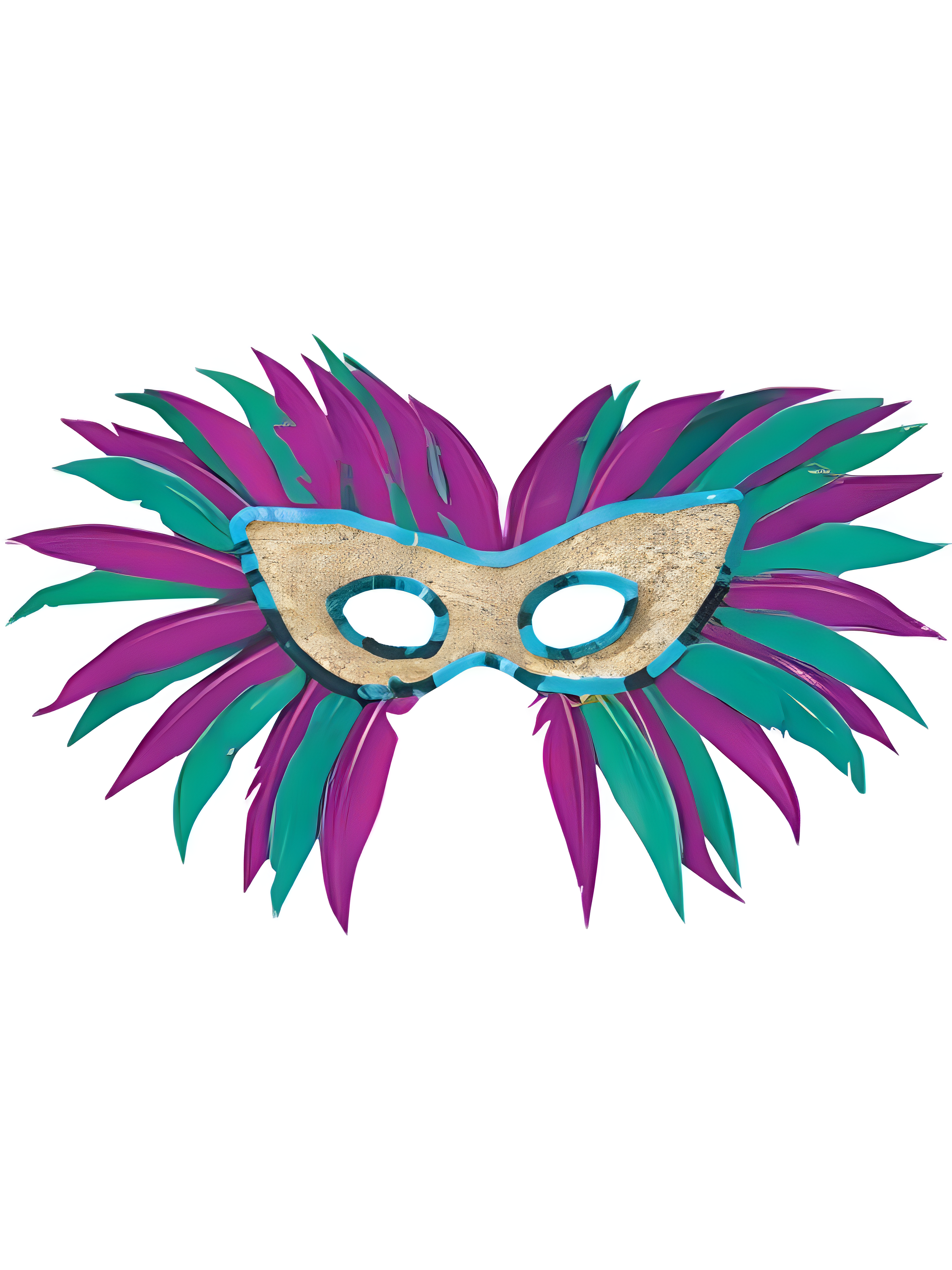 Adult Sequin Feather Mardi Gras Eye Mask