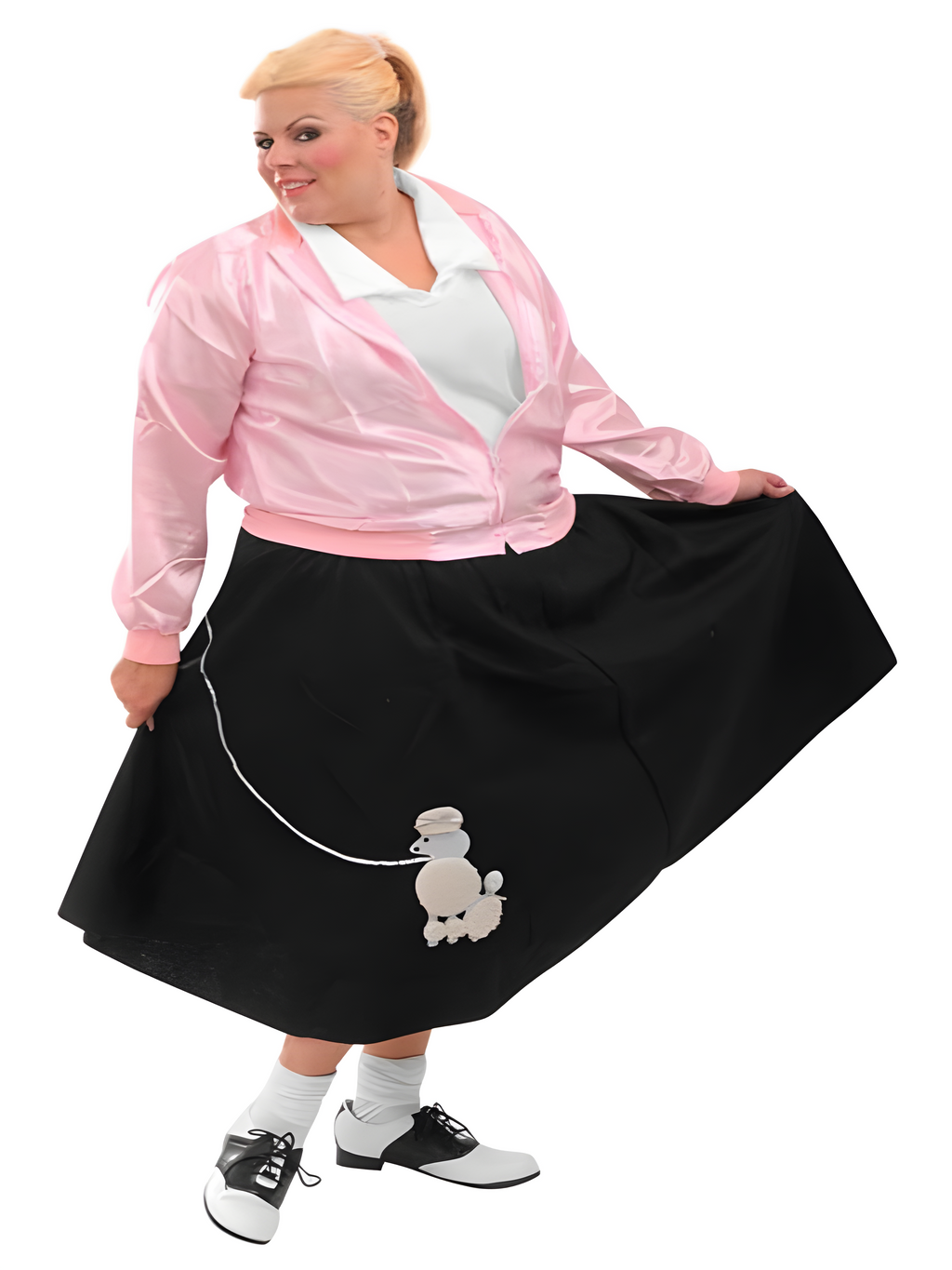 Plus Size 50s Pink Lady Costume Size: Women's Plus 14-20