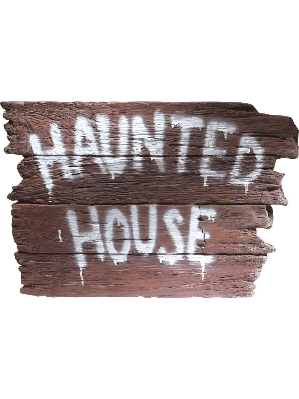 Haunted House Wall Plaque