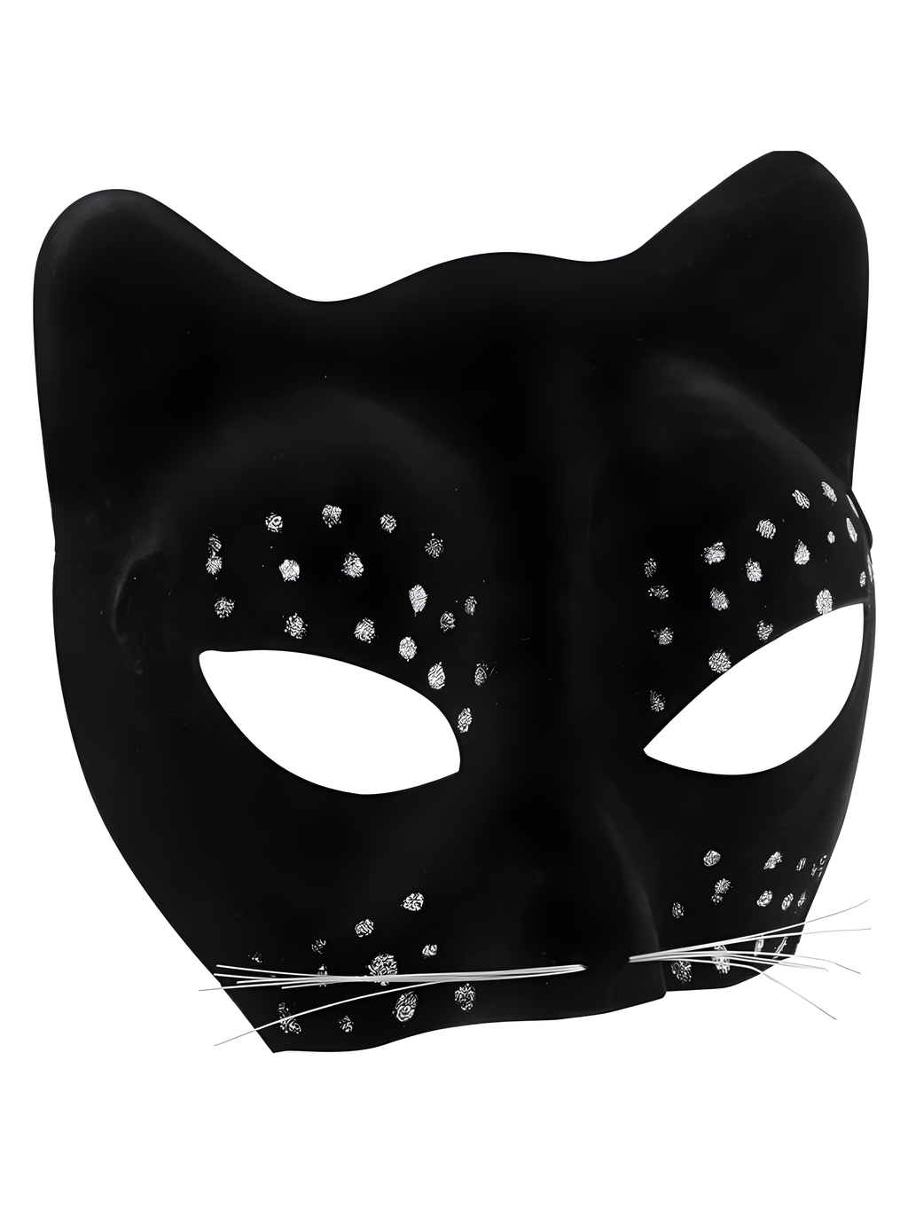 Black Cat Face Mask