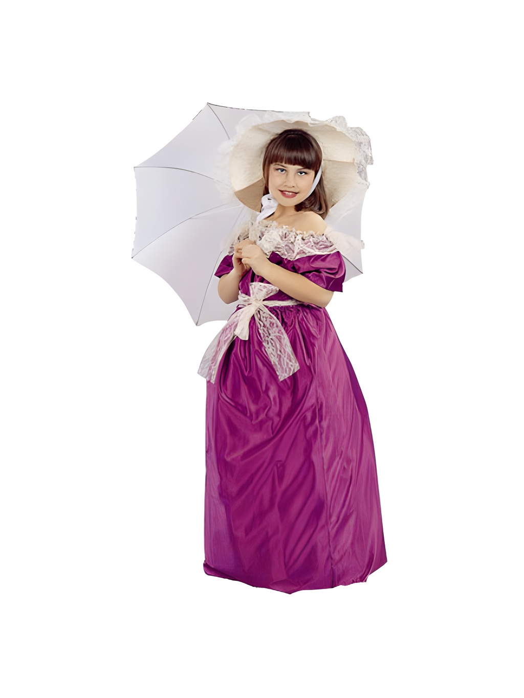 Child's Purple Southern Belle Costume