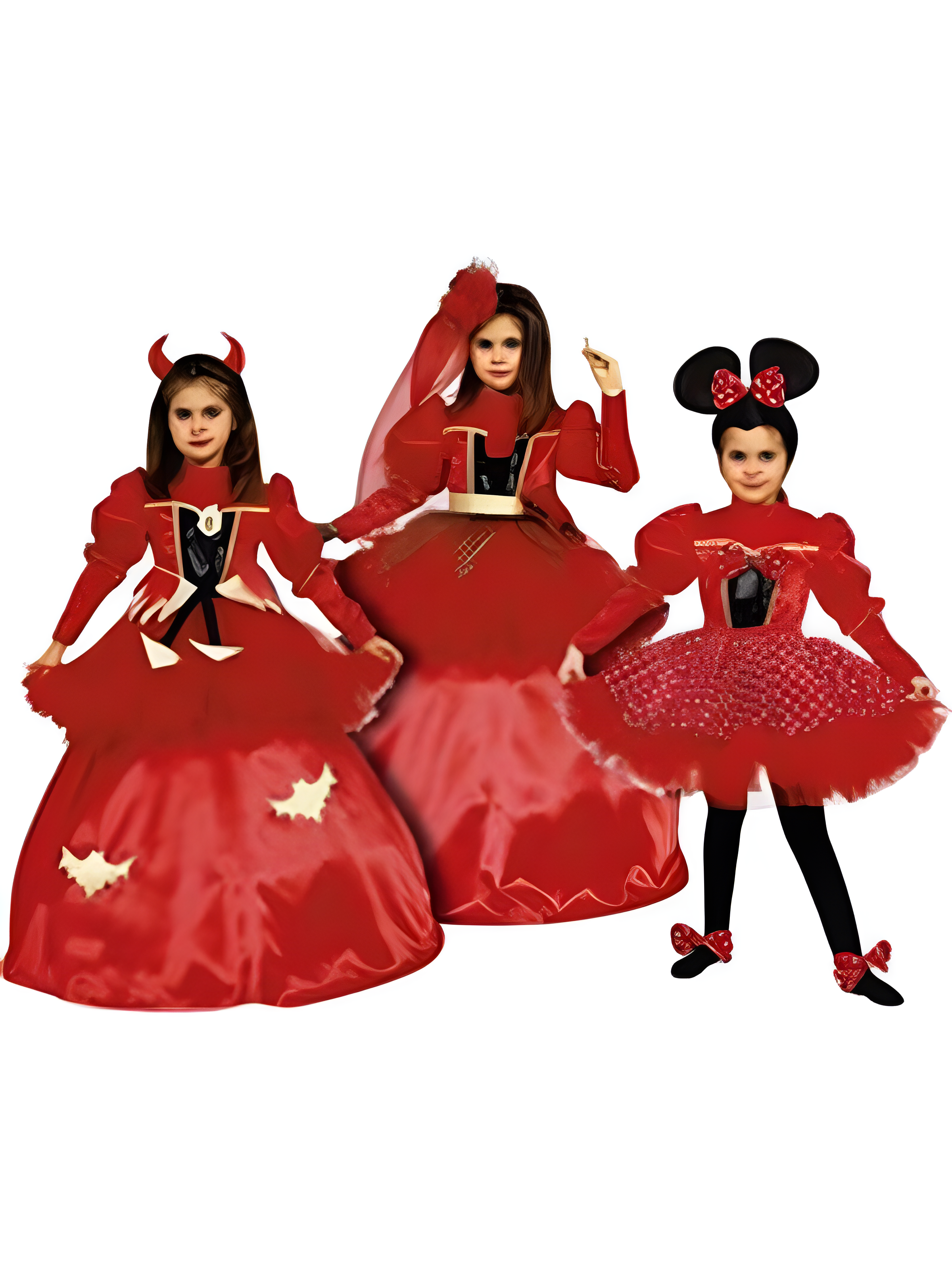 Toddler Girl's 3-in-1 Costume Dress Set