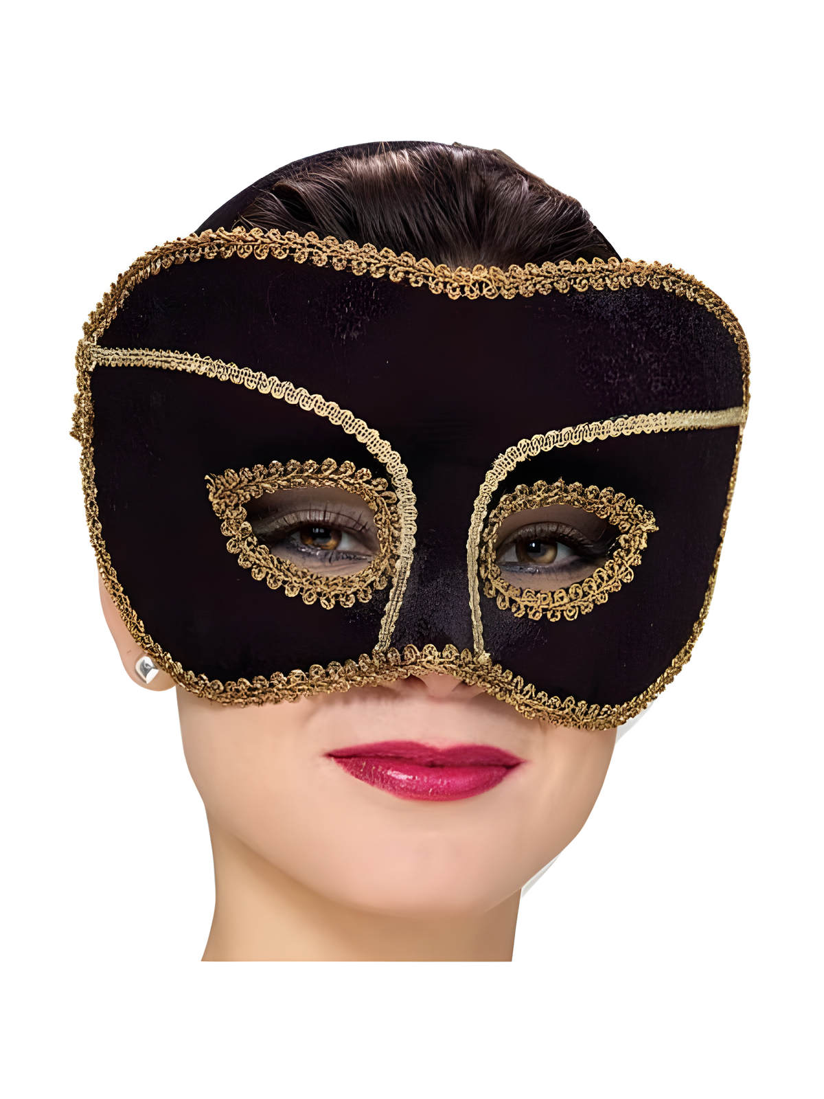 Black Scarlet Venetian Eyemask
