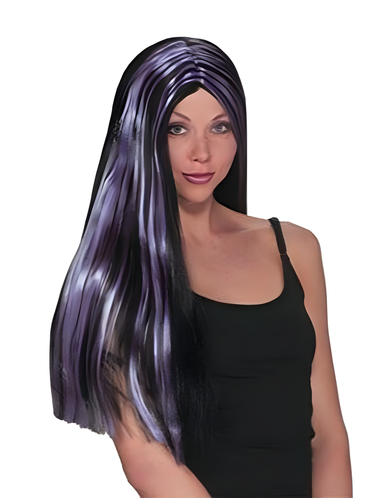 Purple & Black Witch Wig