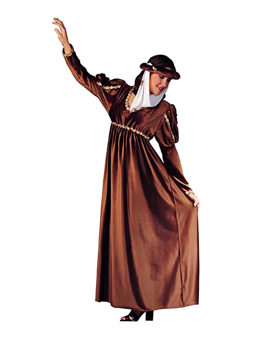 Adult Brown Renaissance Queen Costume
