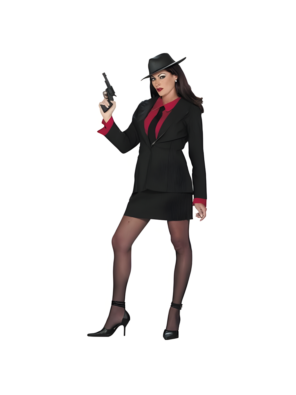 Adult Women's Gangster Suit Costume