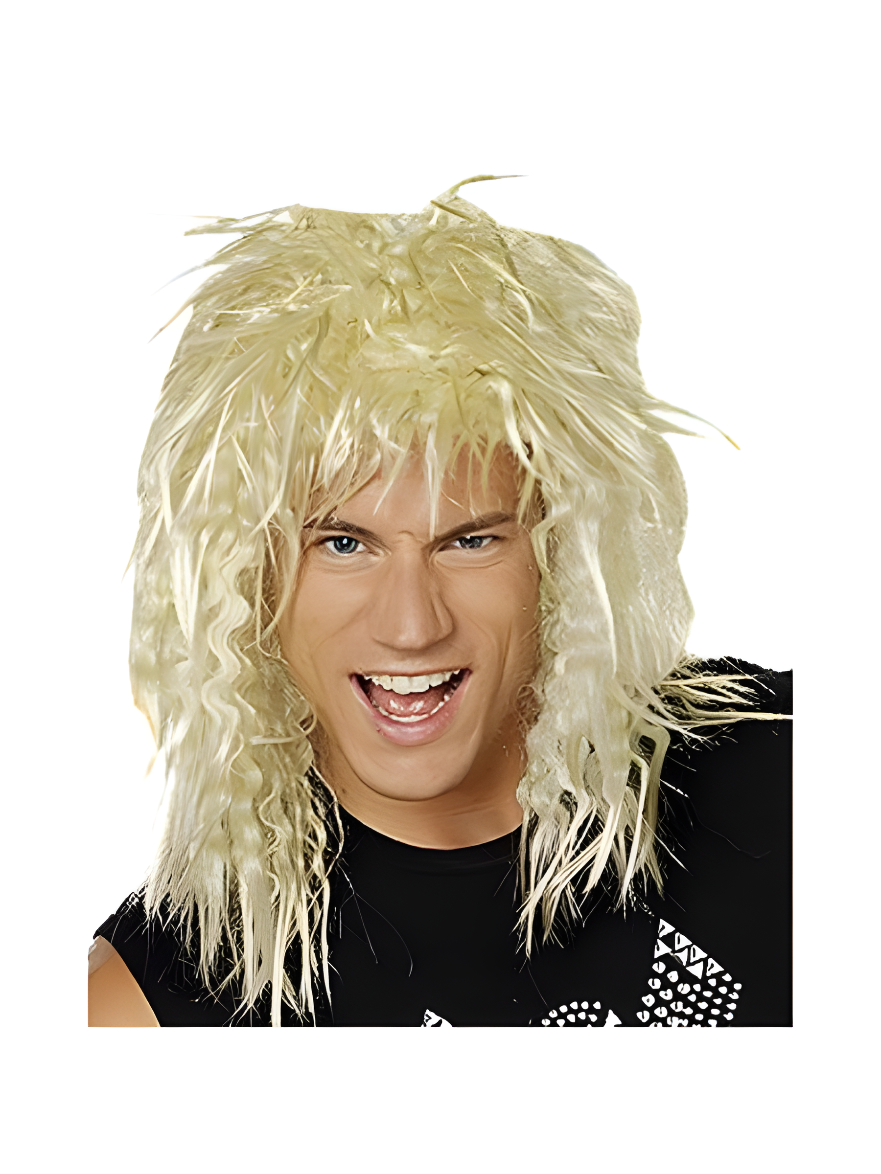 Blonde 80's Hair Band Wig