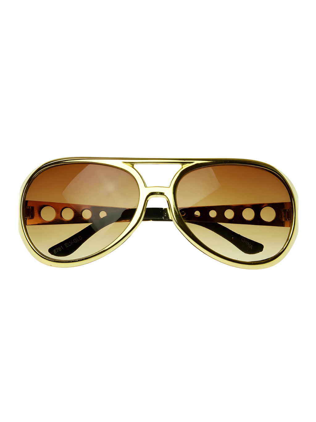 Gold Rock Star Glasses