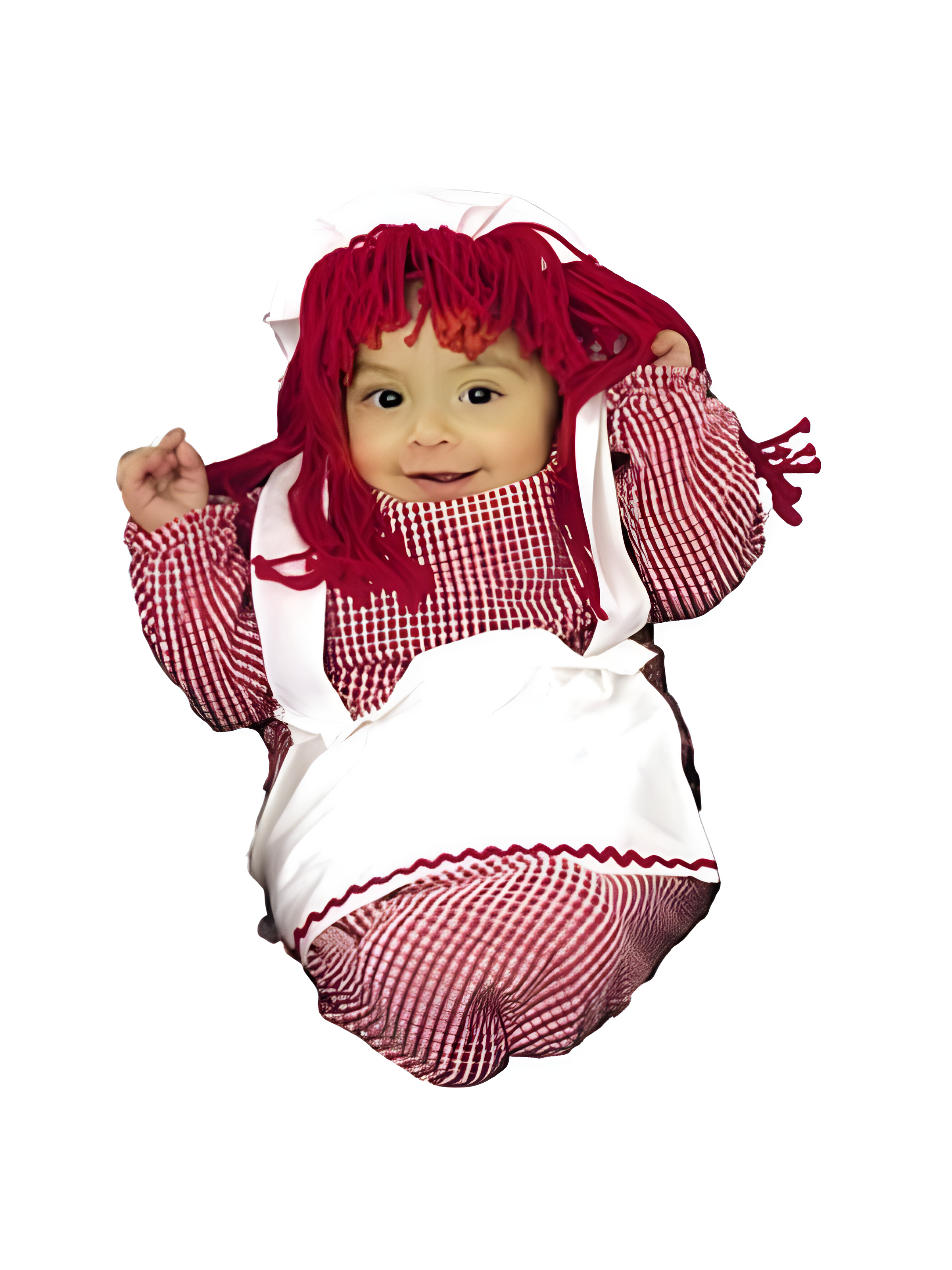 Baby Gingham Raggedy Costume
