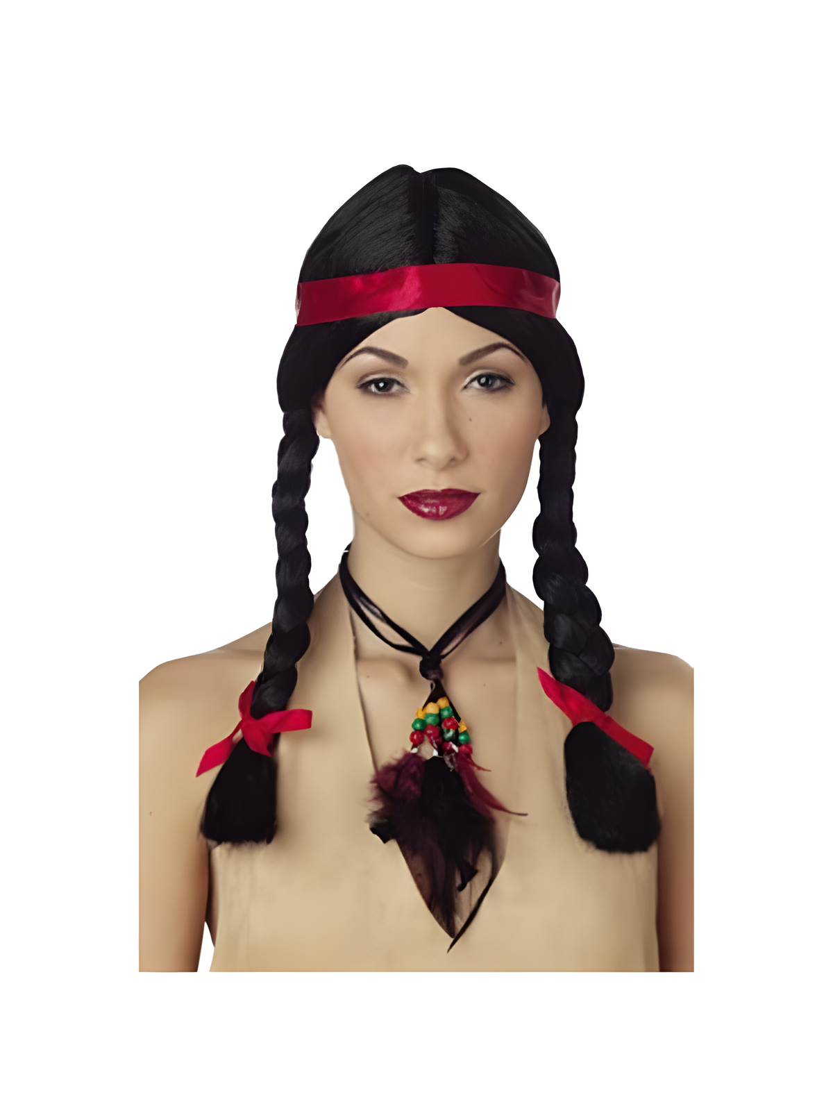 Women's Indian Wig W/ Band
