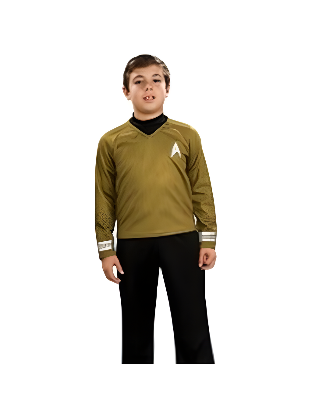 Child's Star Trek Deluxe Gold Shirt Costume