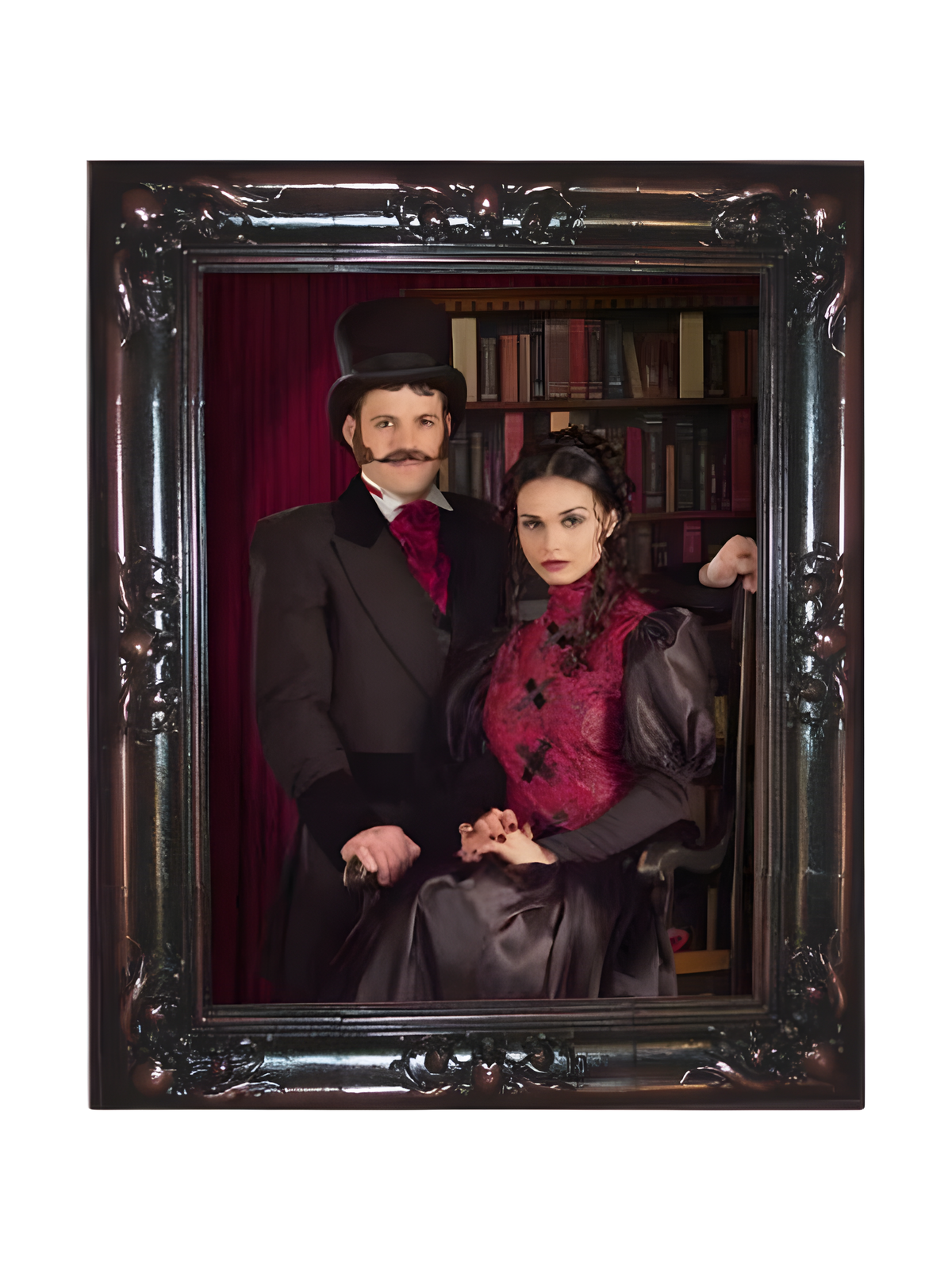 Couple Haunted Picture Frame