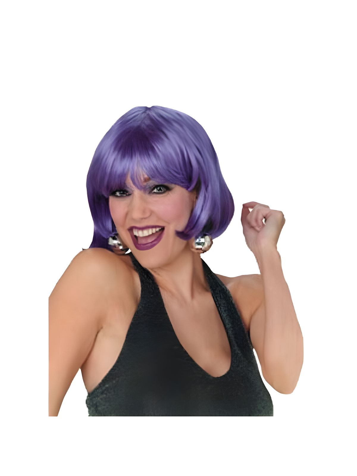Adult Purple Short Bob Wig