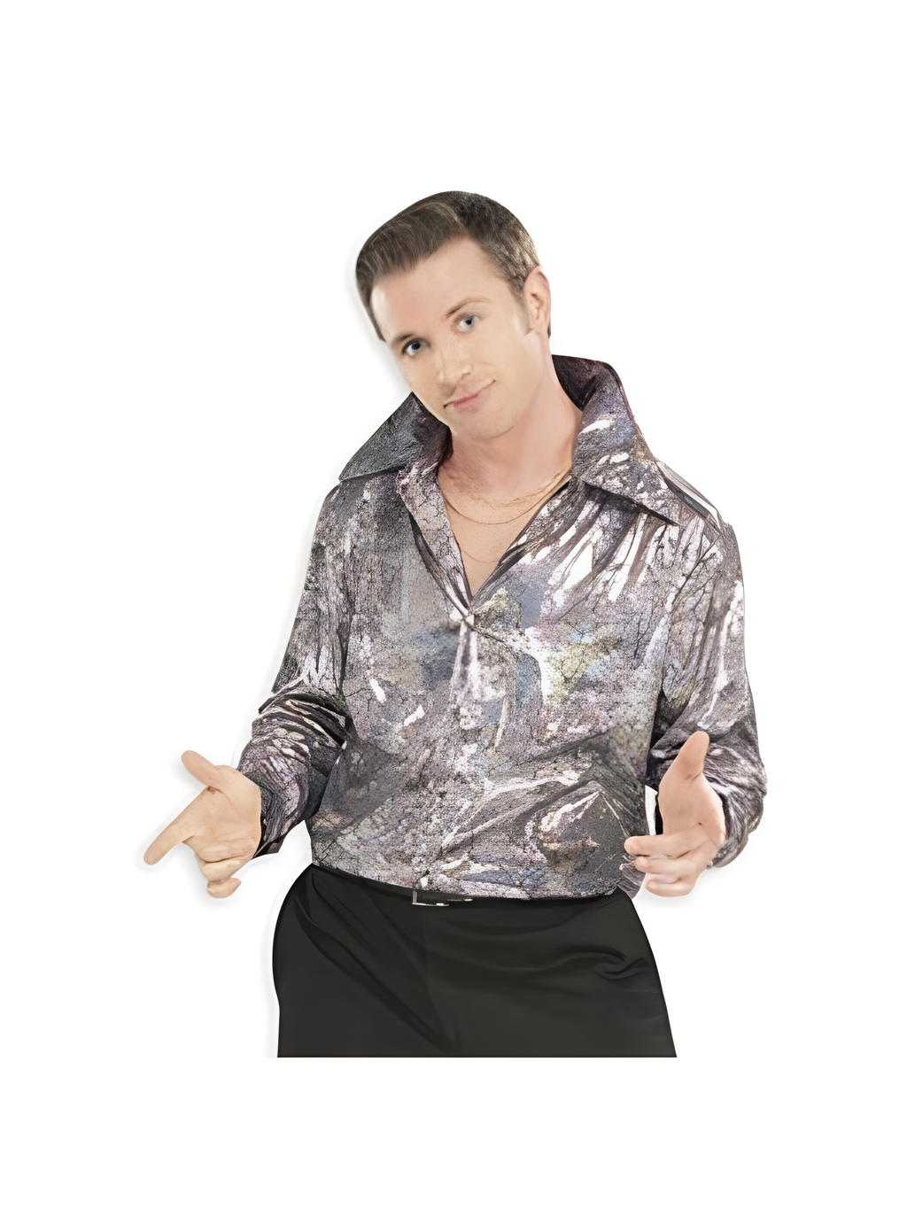 Adult Purple Disco Shirt