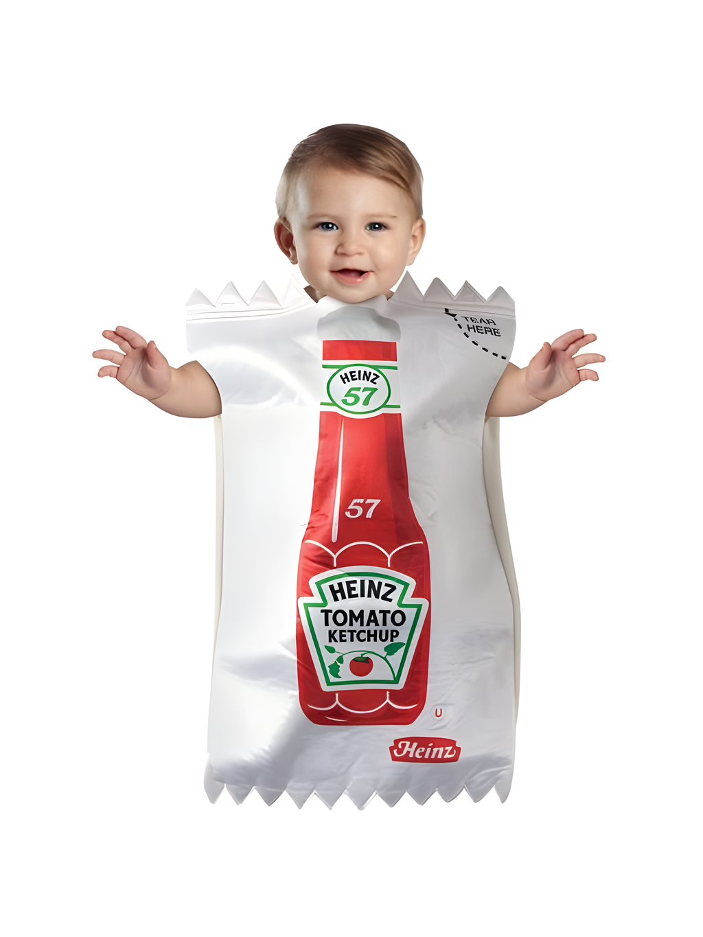 Infant Ketchup Packet Costume