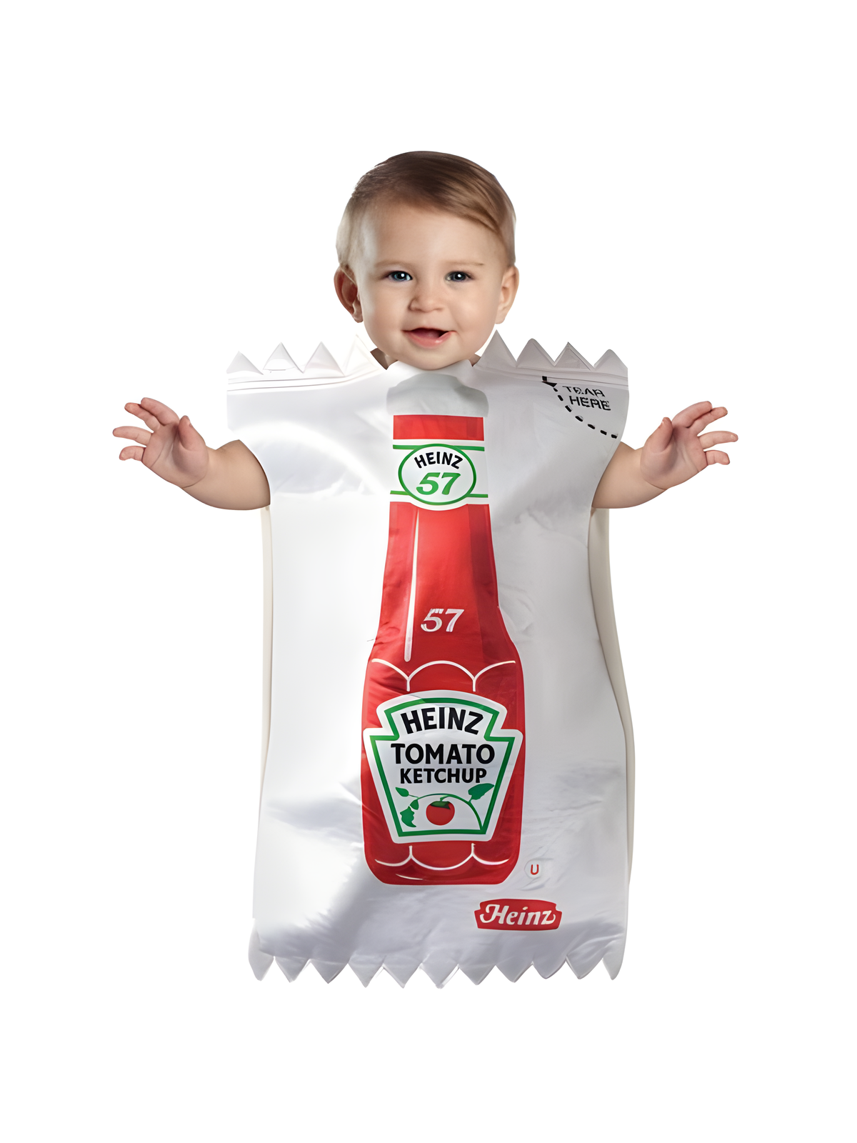 Infant Ketchup Packet Costume