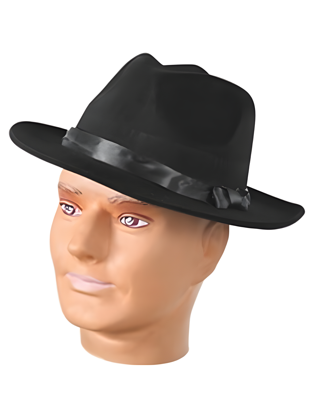 Adult Black Fedora Hat
