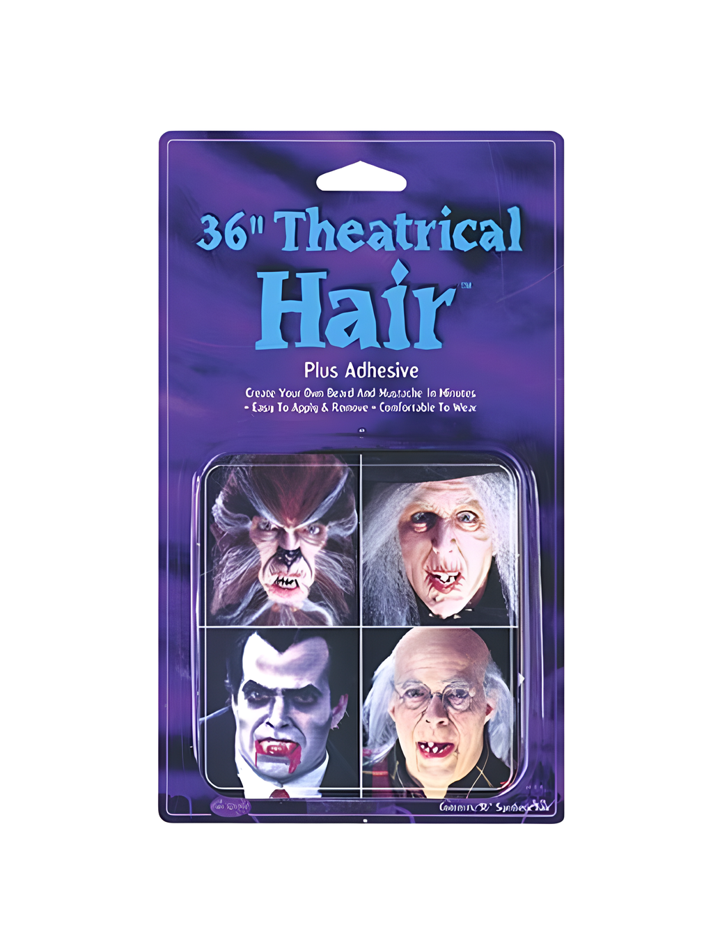 Adult Gray Theatrical Fake Hair