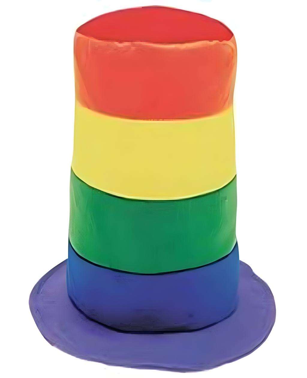 Rainbow Pride Stove Top Parade Hat