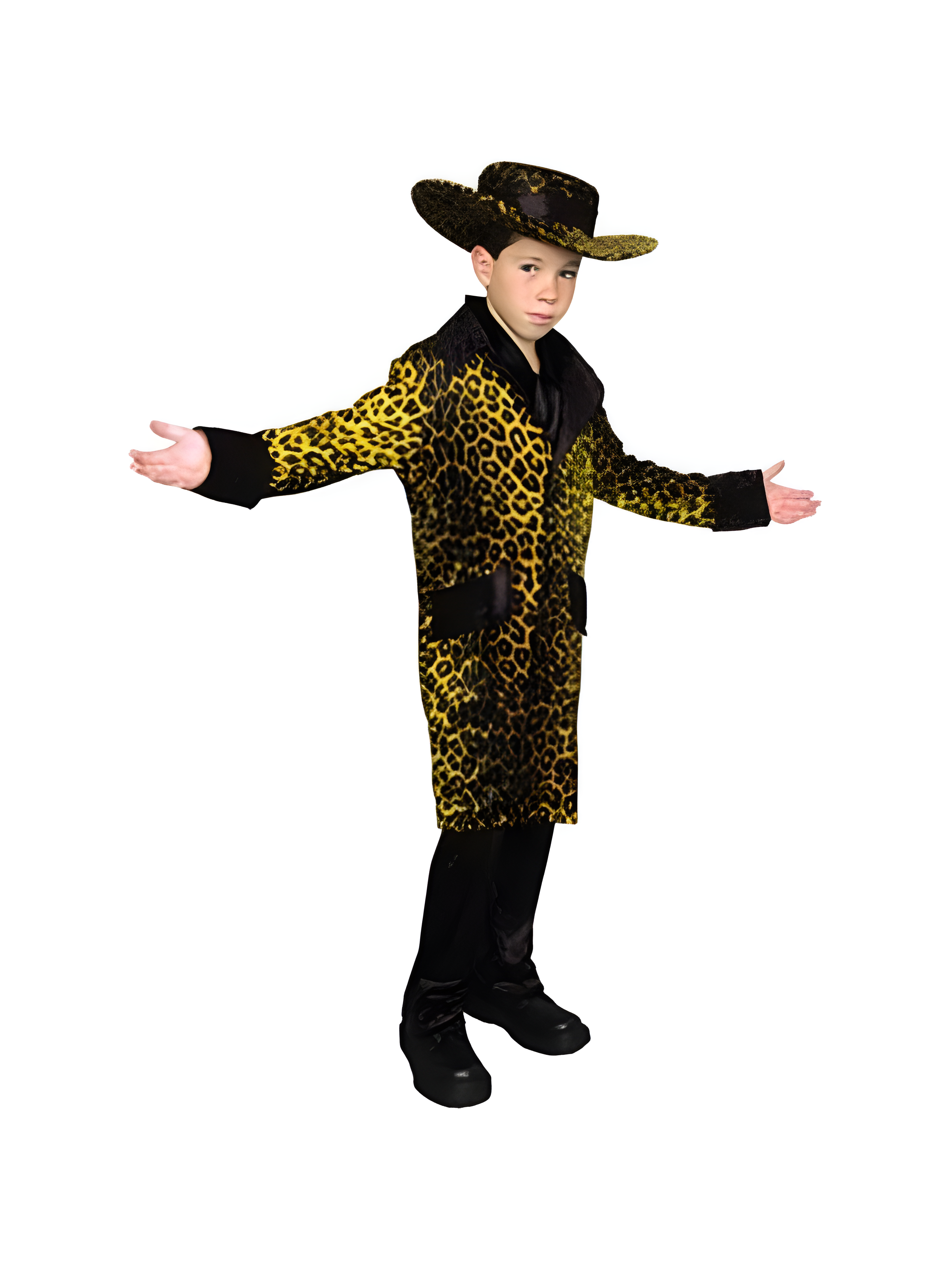 Child Cheetah Pimp Suit Costume