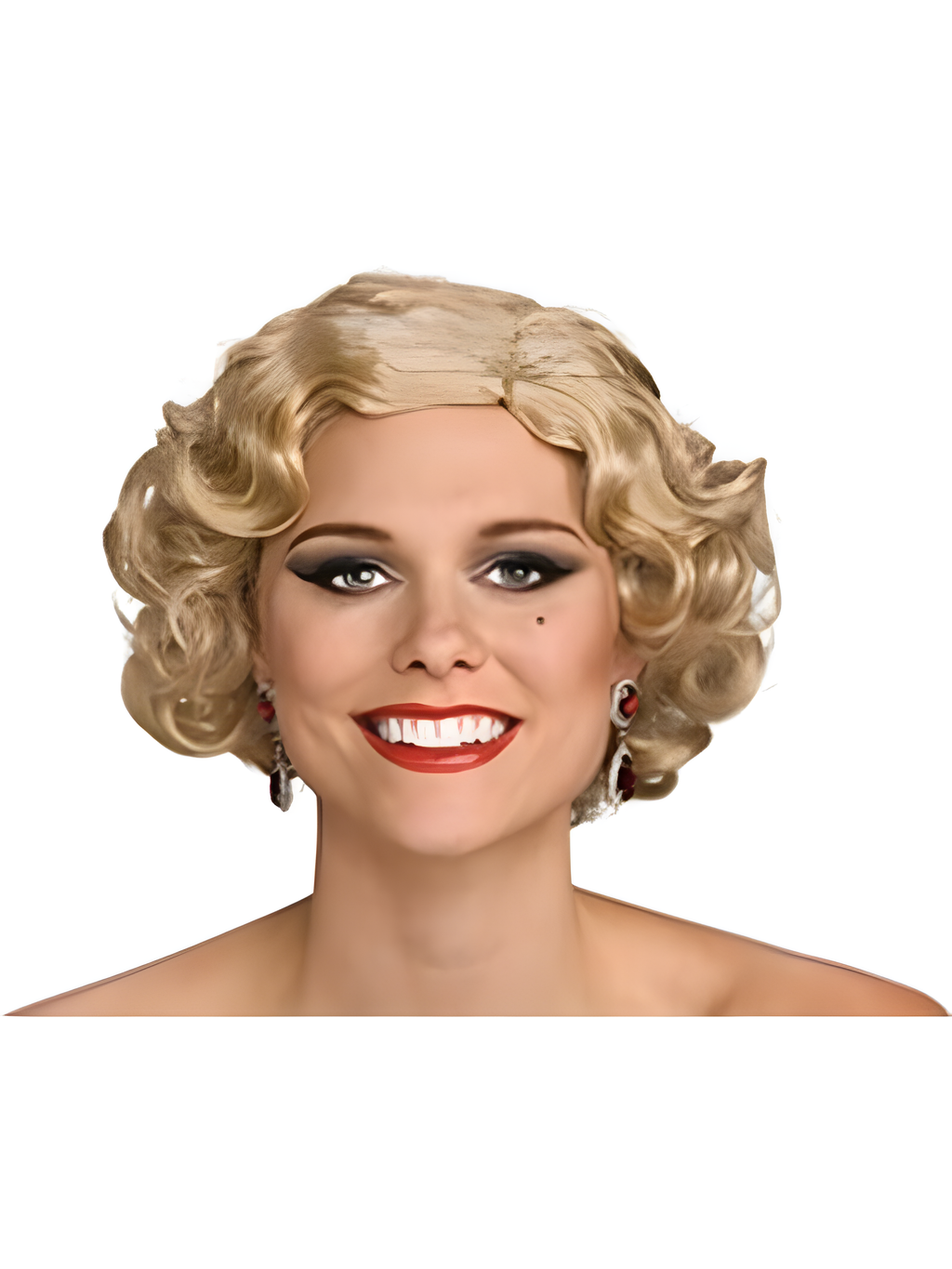 20s Style Costume Ruby Earrings
