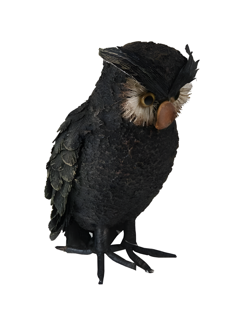 Large Mache Owl Halloween Prop