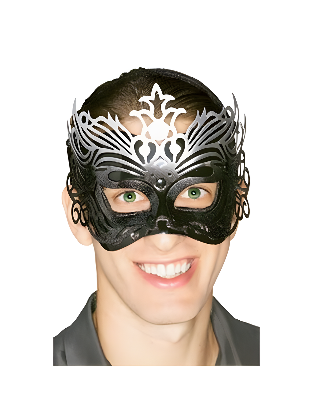 Black Filigree Venetian Eyemask