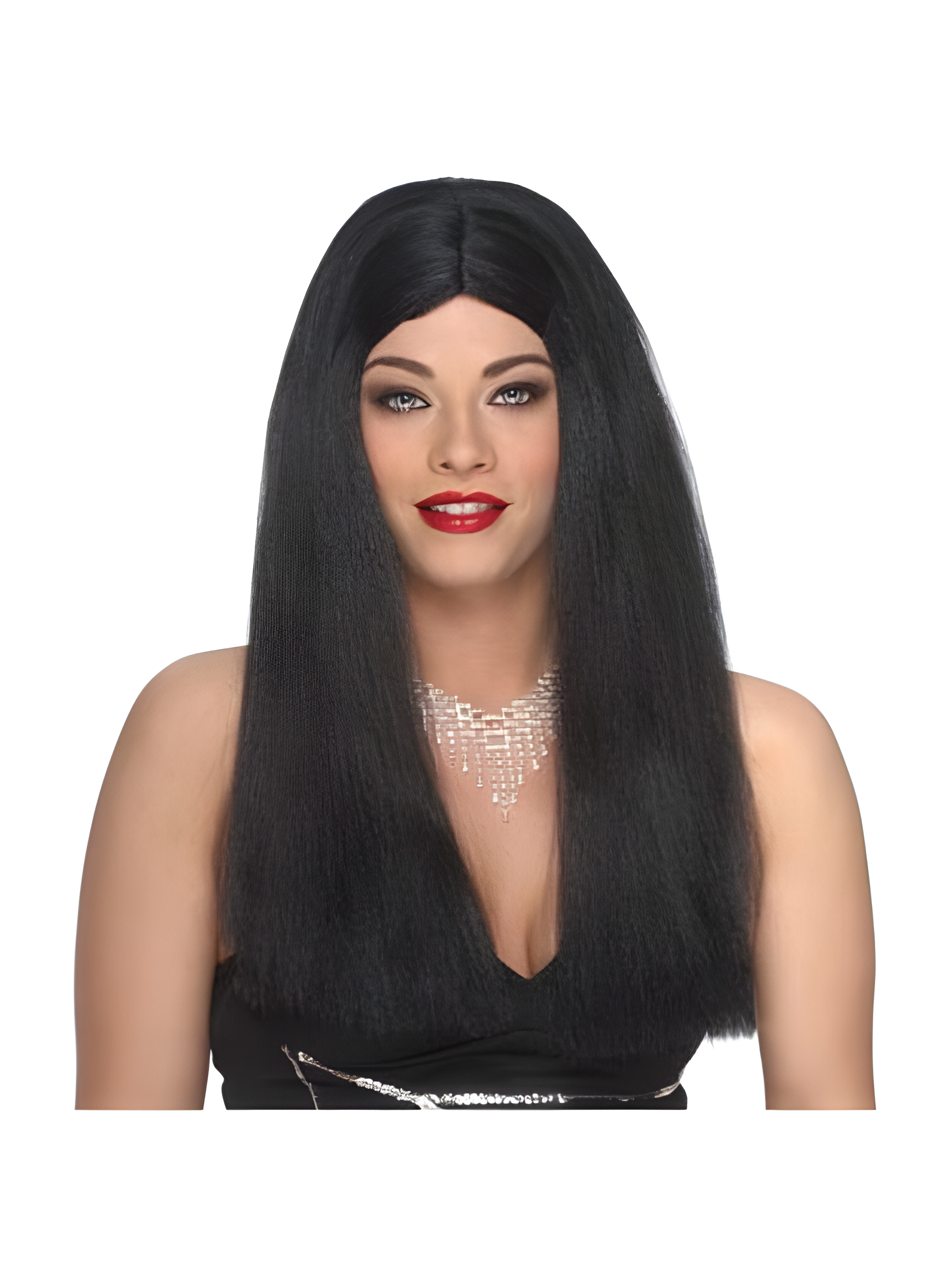 Long Black Witch Wig