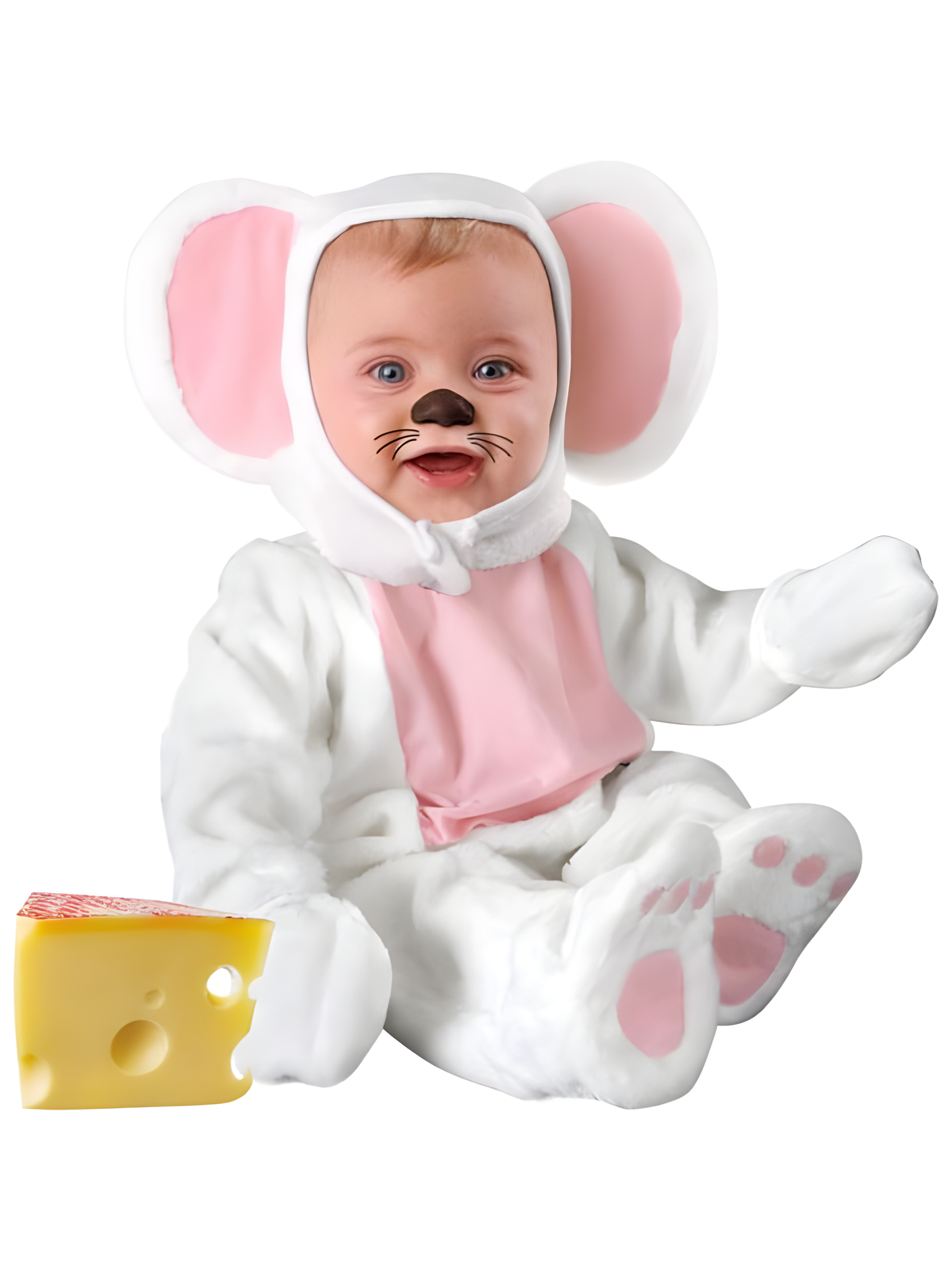 Baby White Mouse Costume