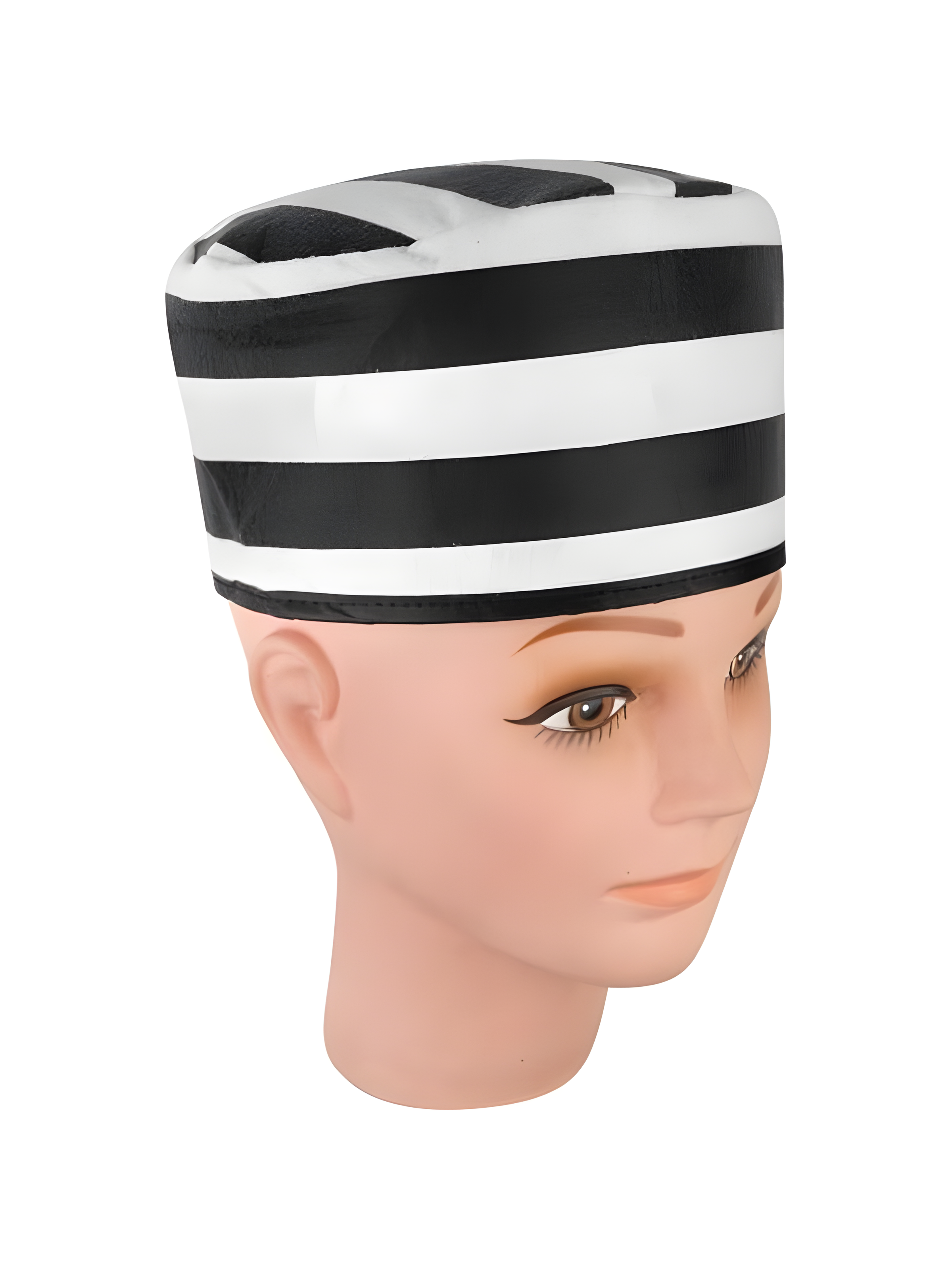 Adult Black & White Prisoner Hat