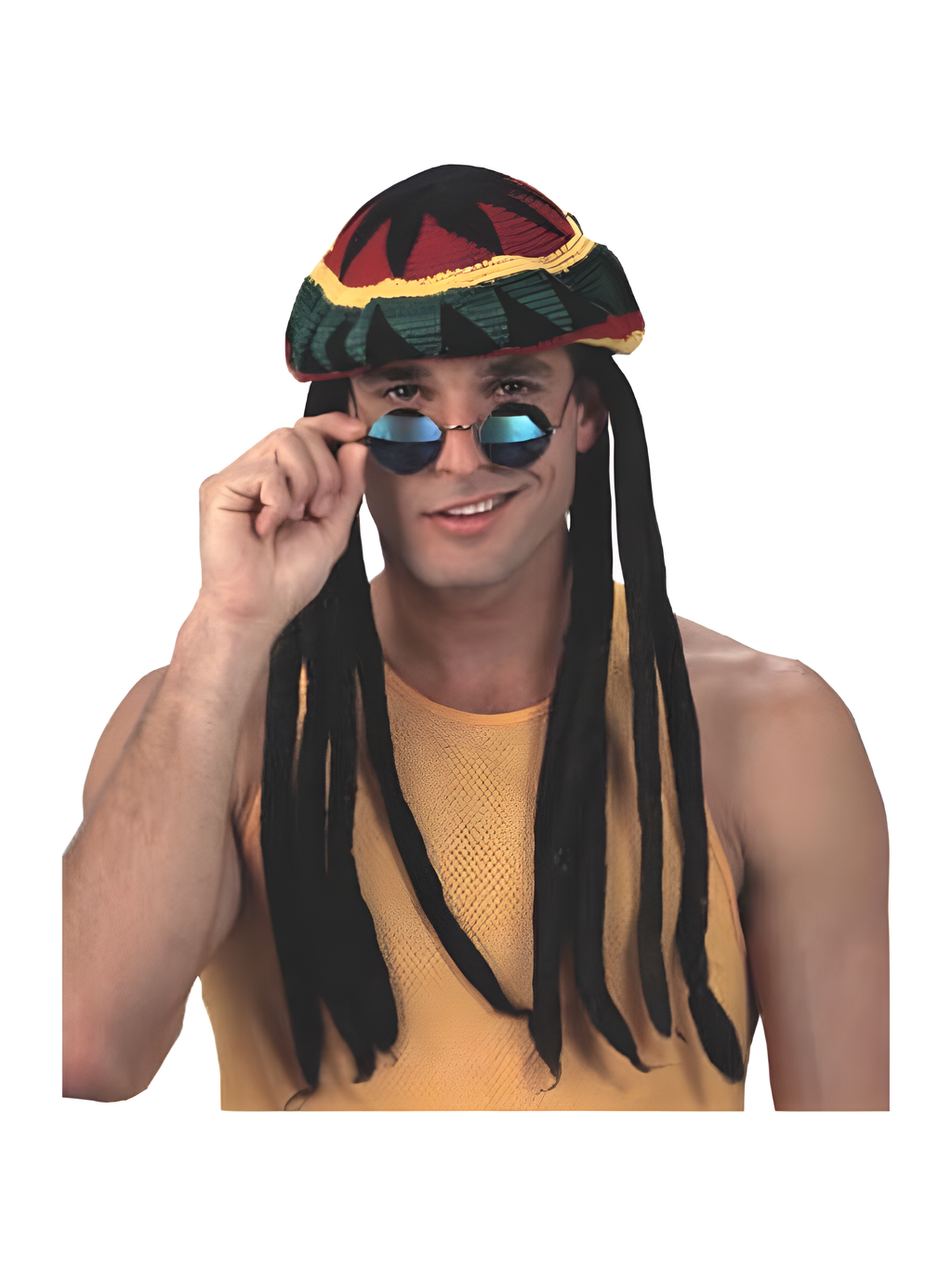 Adult Rasta Tam Hat Wig