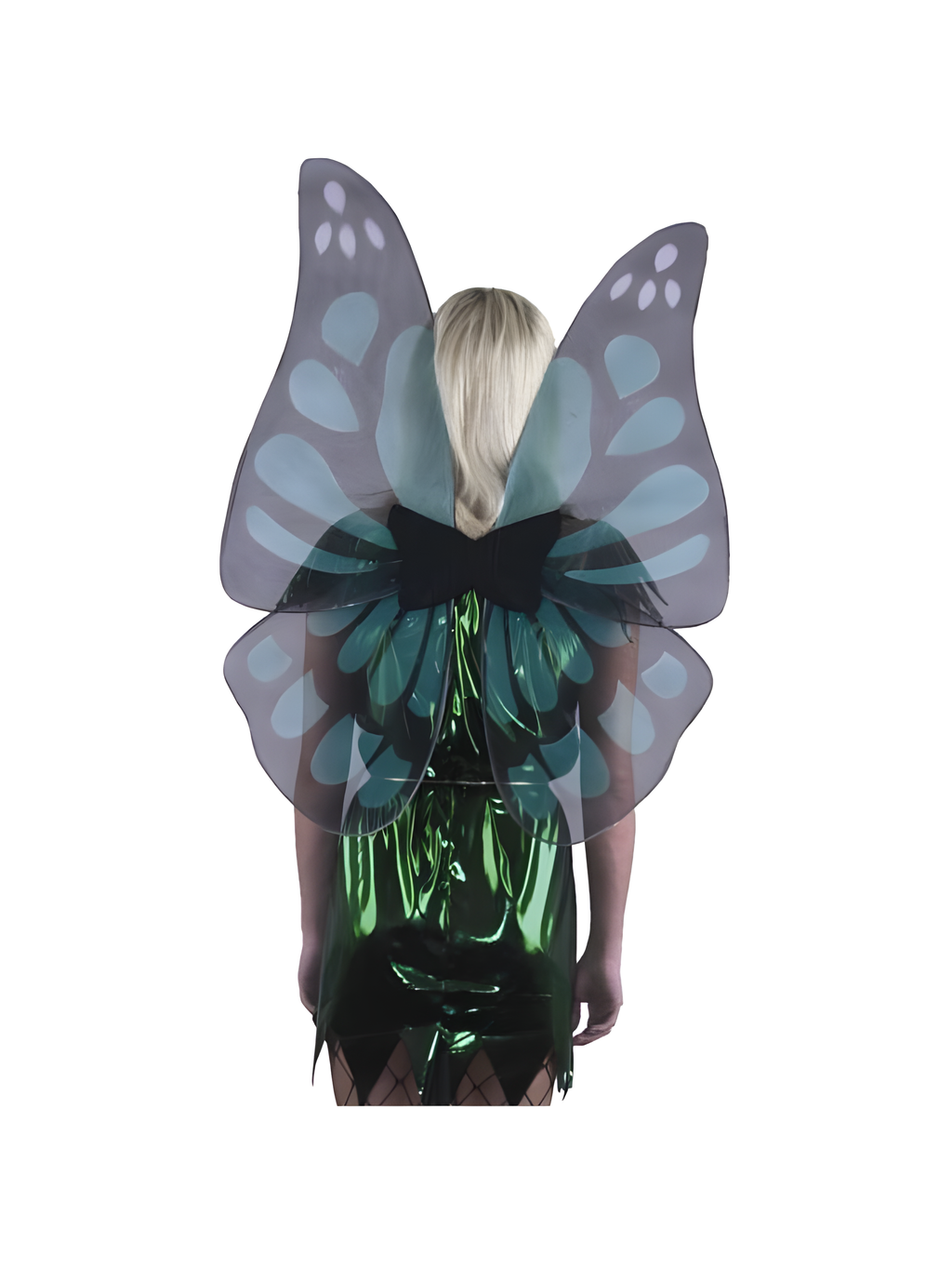Jade & Black Butterfly Costume Wings