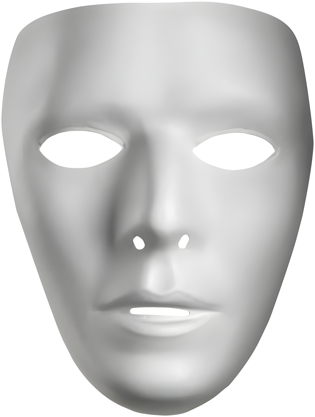 Blank Drama Male Mask