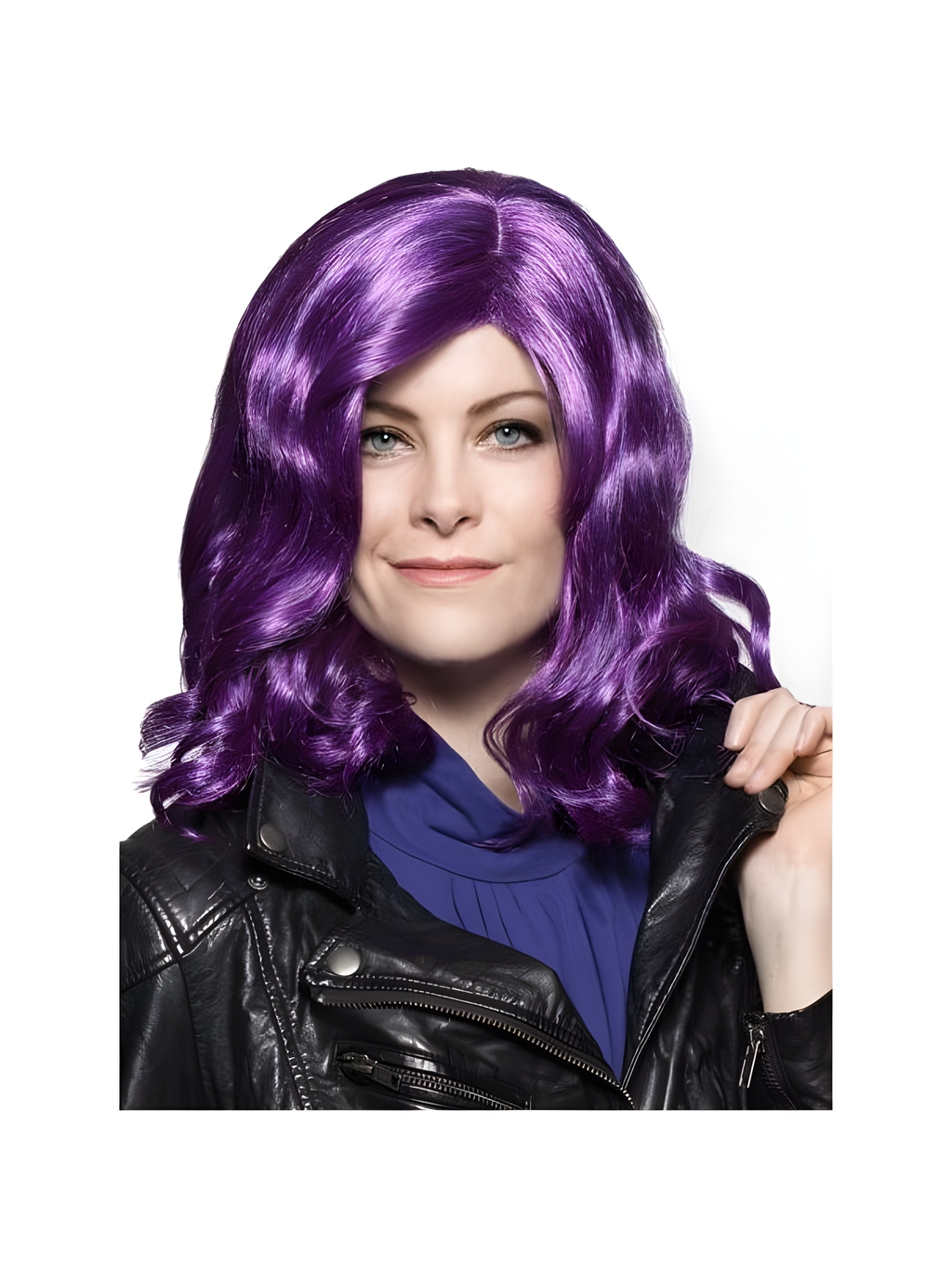 Women's Mal Purple Long Hair Wig