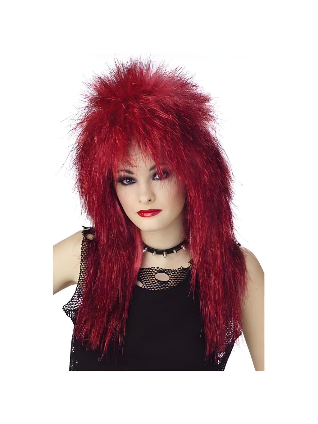 Women's Vibe Red Shimmer Wig