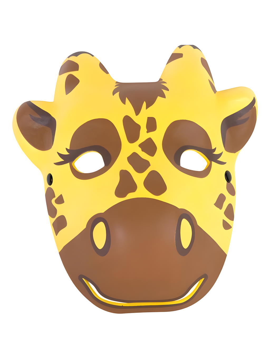 Foam Giraffe 1/2 Mask